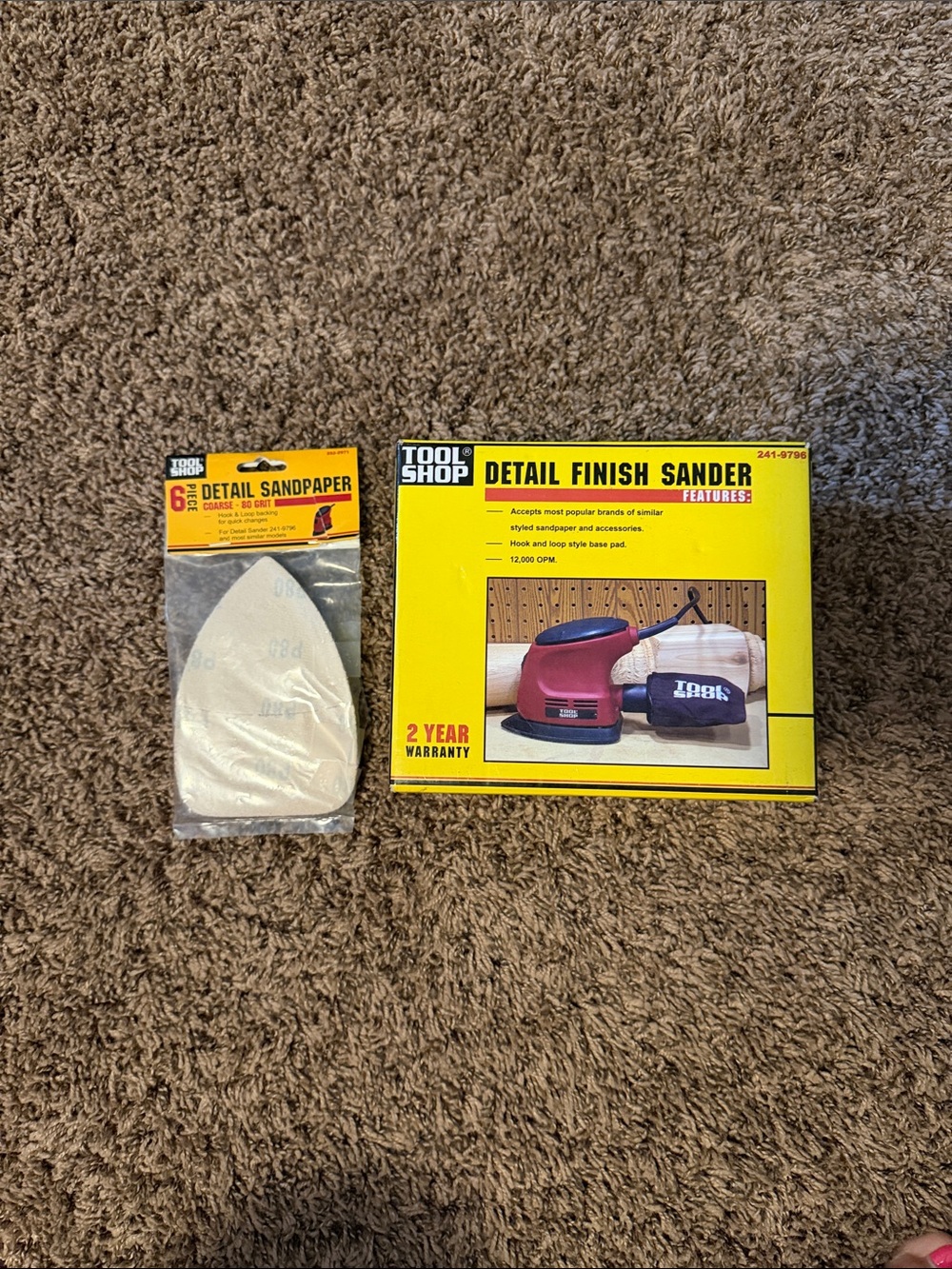 Detail Finish Sander - Red